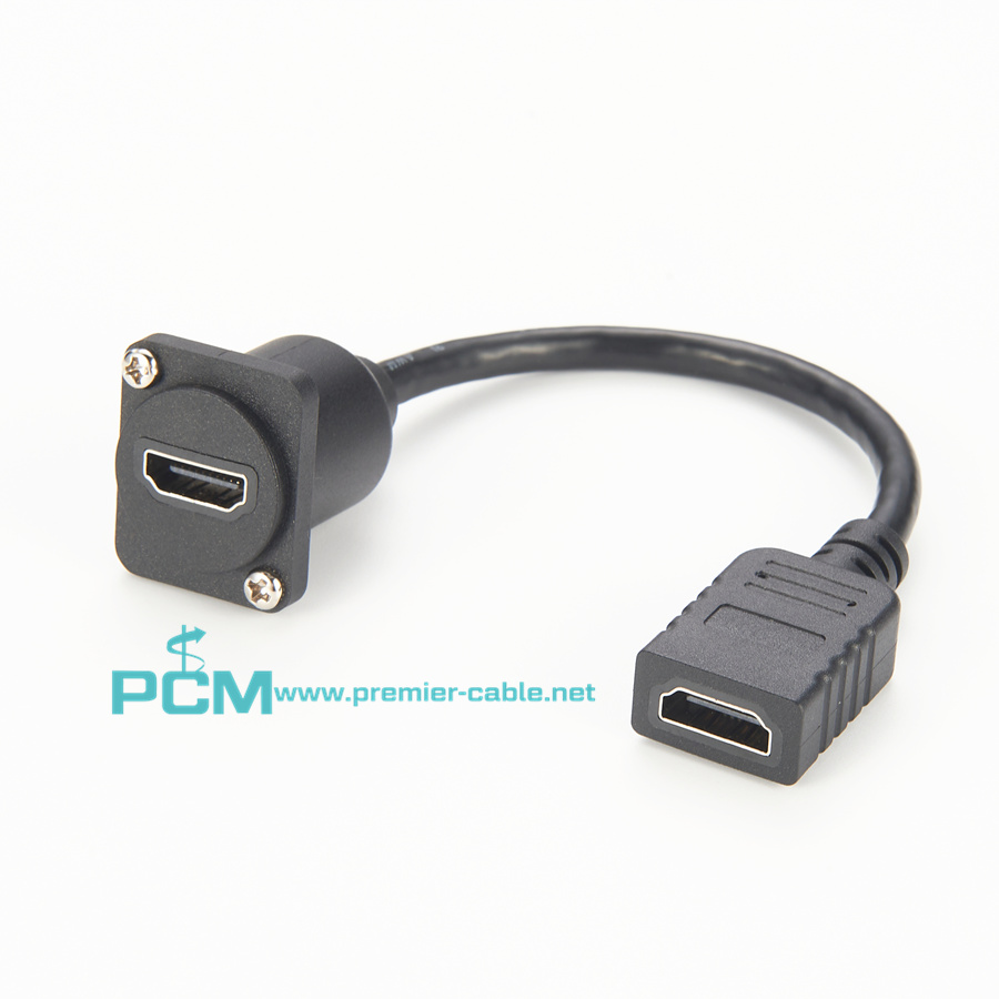 XLR Format HDMI Feedthrough Connector